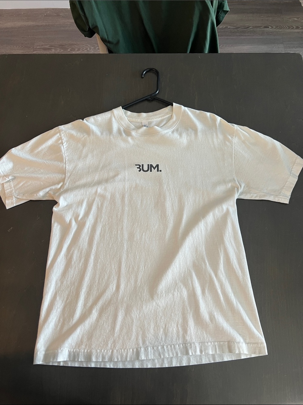 Los Angeles Apparel White Short Sleeve Crewneck Tee with Center Logo